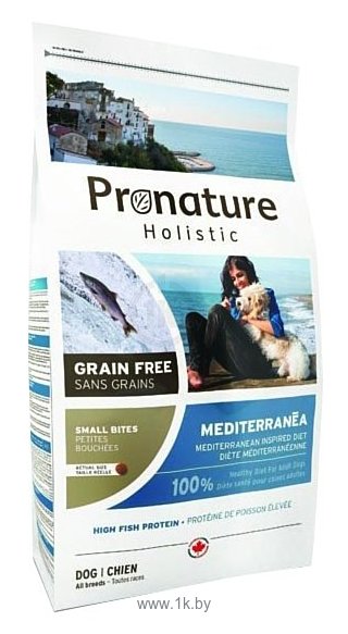 Фотографии ProNature Средиземноморское меню с сельдью, лососем и чечевицей для собак малых пород (2 кг)