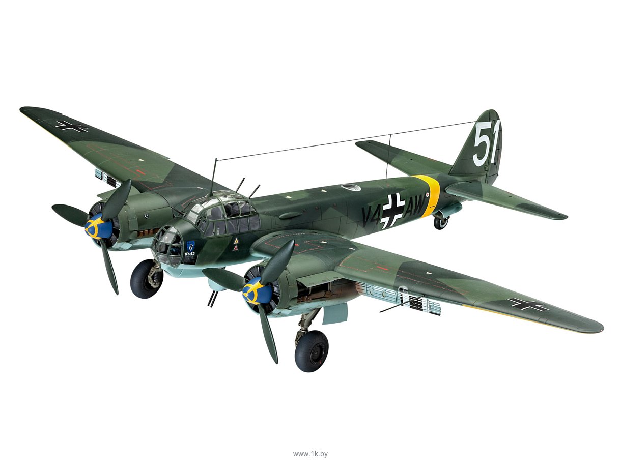 Фотографии Revell 03935 Немецкий бомбардировщик Junkers Ju88 A-4