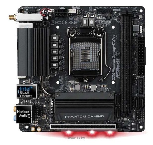 Фотографии ASRock Z390M PHANTOM GAMING-ITX/AC