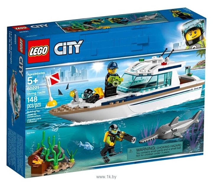 Фотографии LEGO City 60221 Яхта для дайвинга