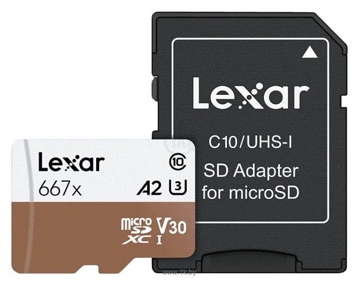 Фотографии Lexar Professional microSDXC Class 10 UHS Class 1 667x + SD adapter