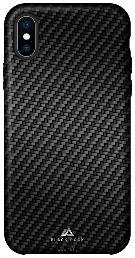 Фотографии Deppa Flex Carbon Case для Apple iPhone XS Max (черный)
