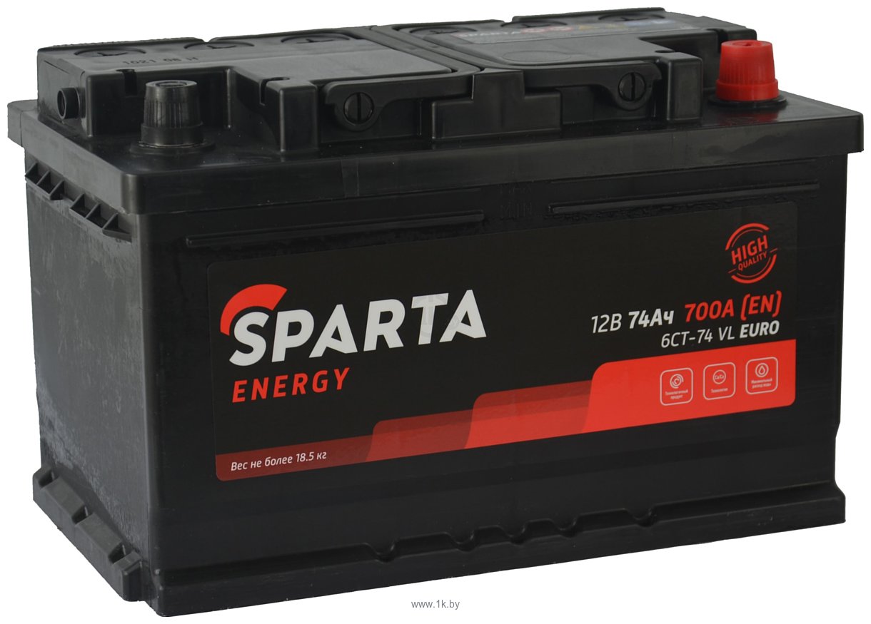 Фотографии Sparta Energy 6CT-74 VL Euro (74Ah)