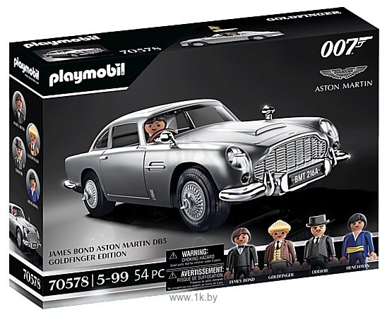 Фотографии Playmobil PM70578 Джеймс Бонд Aston Martin DB5 - Goldfinger Edition