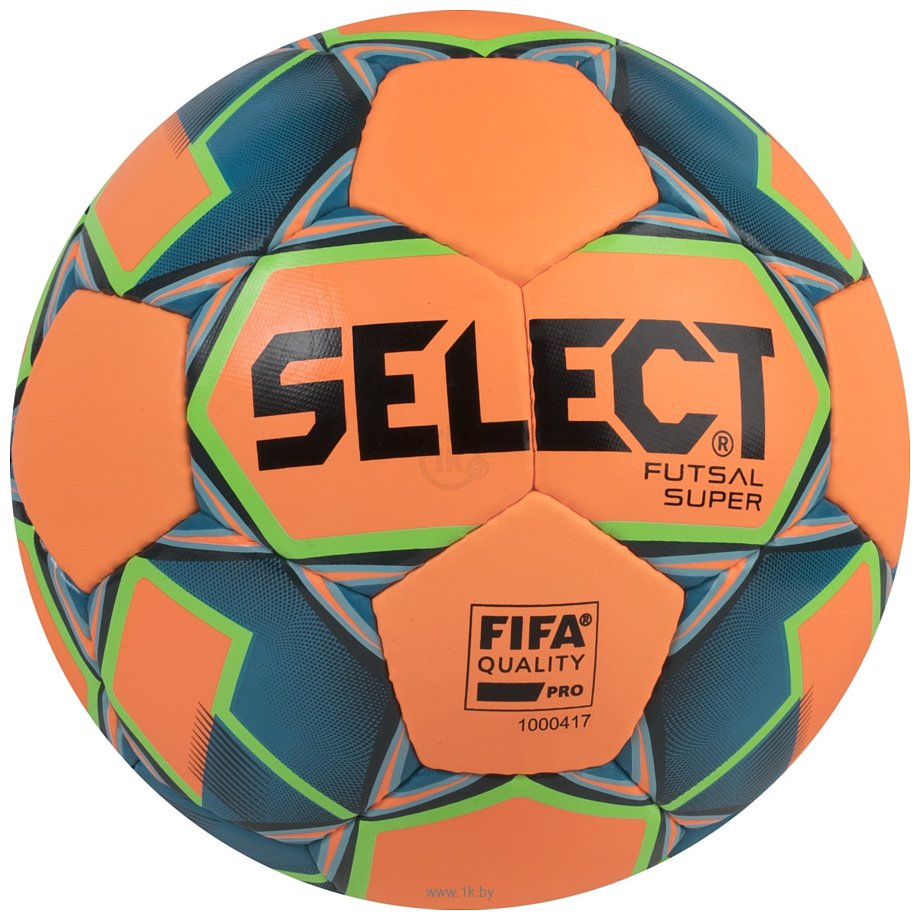 Фотографии Select Futsal Super FIFA (4 размер, оранжевый/синий)
