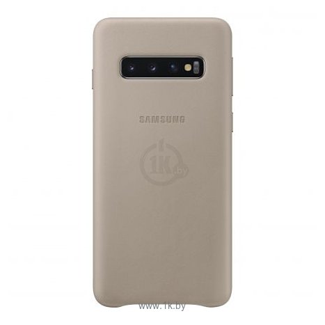 Фотографии Samsung Leather Cover для Samsung Galaxy S10 (серый)