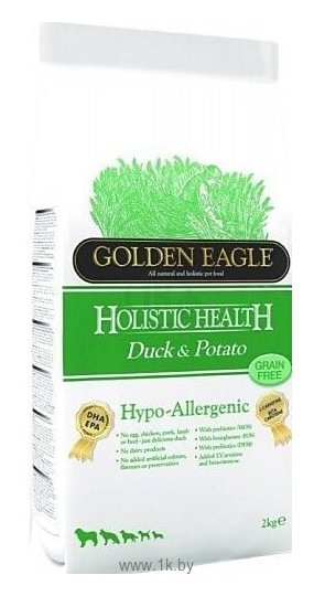 Фотографии Golden Eagle Hypo-allergenic Duck & Potato 26/12 (2 кг)