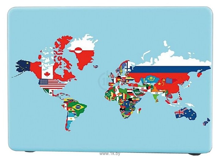 Фотографии i-Blason MacBook Pro 13 2016 A1706/1708 World Flag Map