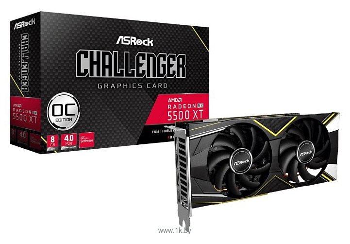 Фотографии ASRock Radeon RX 5500 XT 8192Mb Challenger D OC