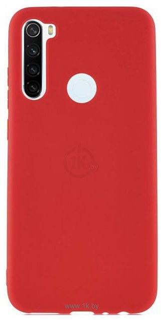Фотографии Case Matte для Xiaomi Redmi Note 8 2019/2021 (красный)