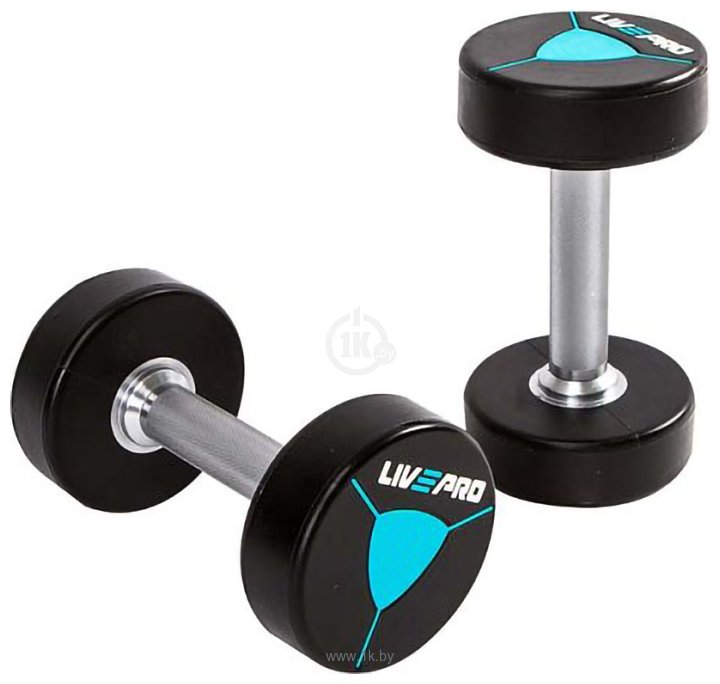 Фотографии Livepro Premium Urethane Dumbbells LP8000 2x40 кг