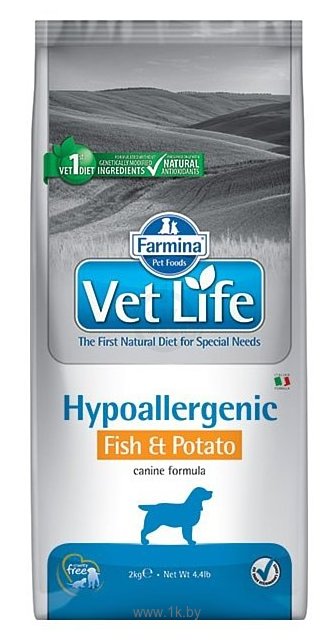 Фотографии Farmina Vet Life Canine Hypoallergenic Fish & Potato (2 кг)