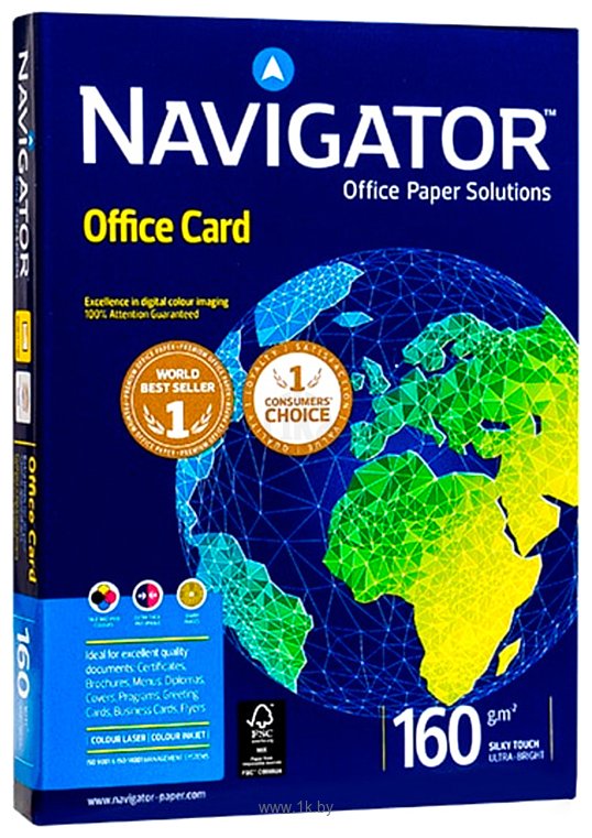 Фотографии Navigator Office Card A4 160 г/м2 250 л