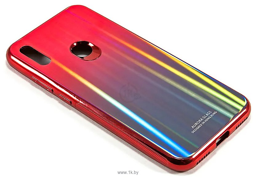 Фотографии Case Aurora для Redmi 7 (красный/синий)