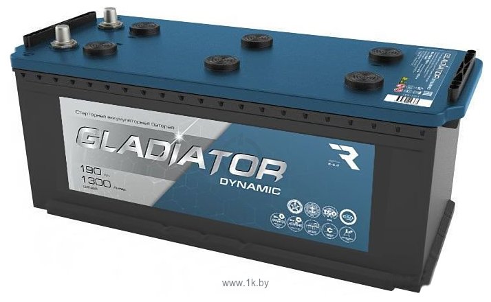 Фотографии Gladiator Dynamic Евро 3 (190Ah)