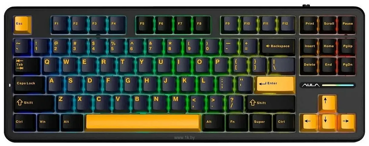 Фотографии AULA F87 black/темно-blue/orange