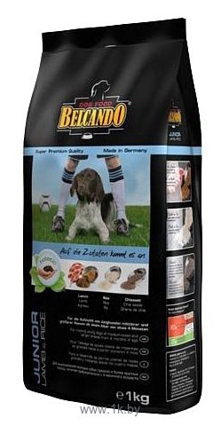 Фотографии Belcando Junior Lamb & Rice для щенков склонных к аллергическим реакциям средних и крупных пород с 4 месяцев (1 кг)