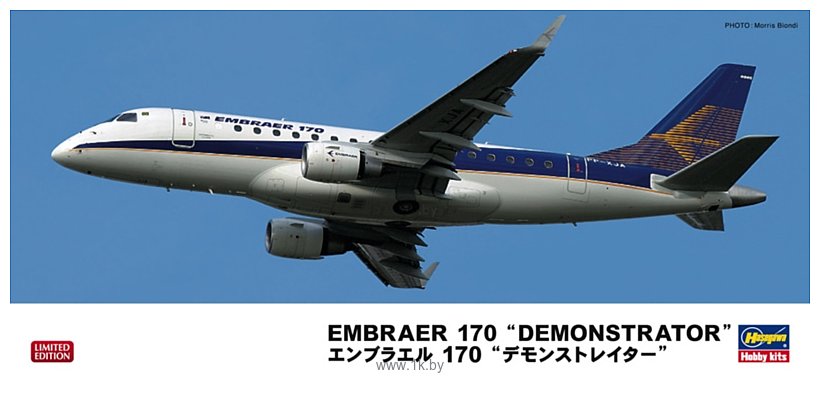 Фотографии Hasegawa Пассажирский самолет Embraer 170 "Demonstrator"