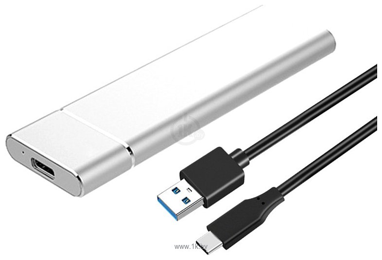 Фотографии USBTOP M.2 NGFF - USB-C/USB-A (5 Гбит/с, серебристый)