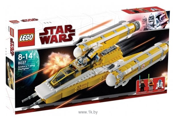 Фотографии LEGO Star Wars 8037 Anakin's Y-Wing Starfighter