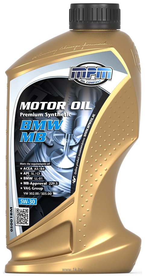 Фотографии MPM Premium Synthetic 5W-30 C3 MB 229.31/BMW LL-04 1л