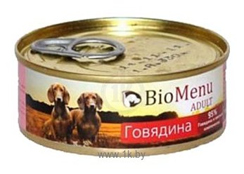Фотографии BioMenu (0.1 кг) 1 шт. Adult консервы для собак с говядиной