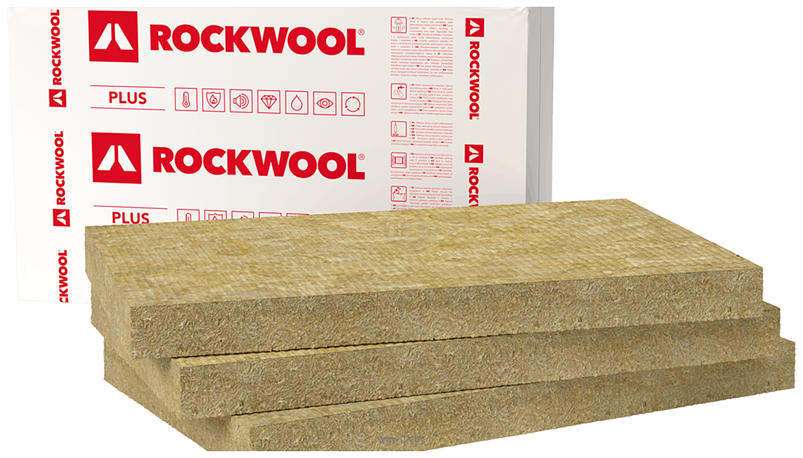 Фотографии Rockwool Rockmin Plus 1000x610x50 мм 10.98 кв.м.