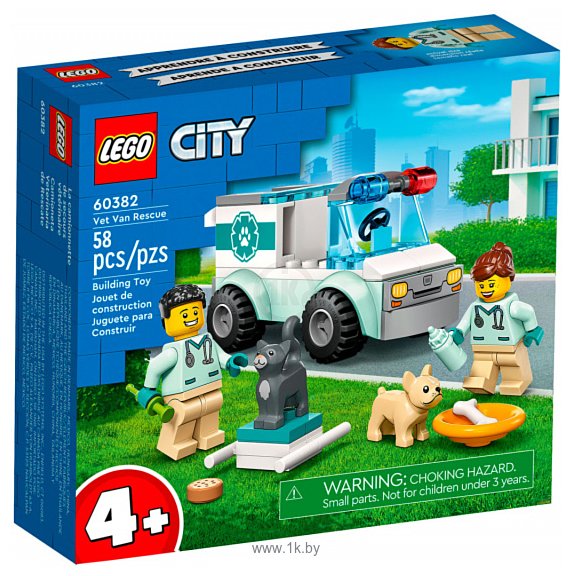 Фотографии LEGO City 60382 Спасательный ветеринарный фургон