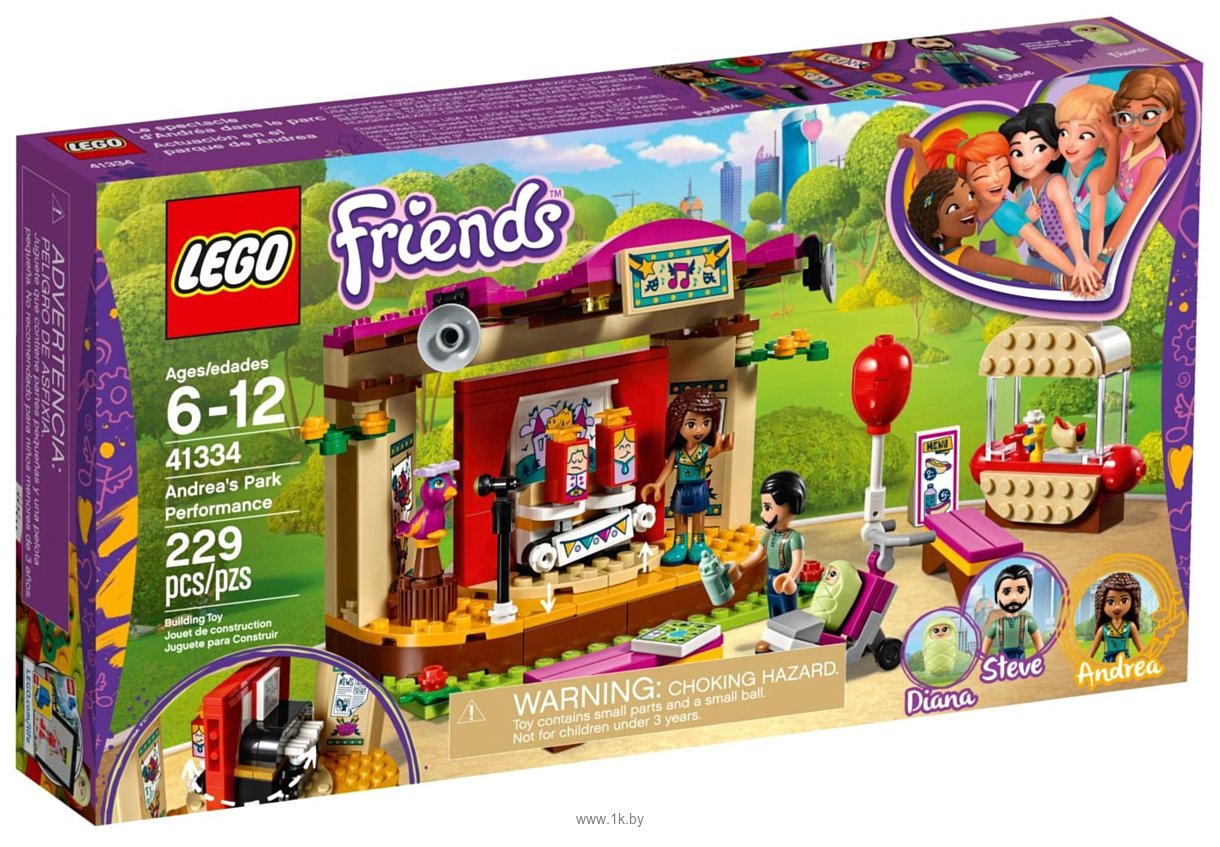 Фотографии LEGO Friends 41334 Сцена Андреа в парке