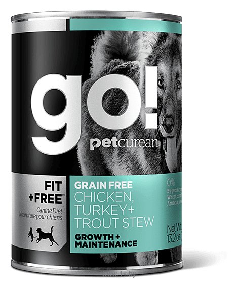 Фотографии GO! Fit + Free Grain Free Chicken, Turkey + Trout Stew Recipe canned
