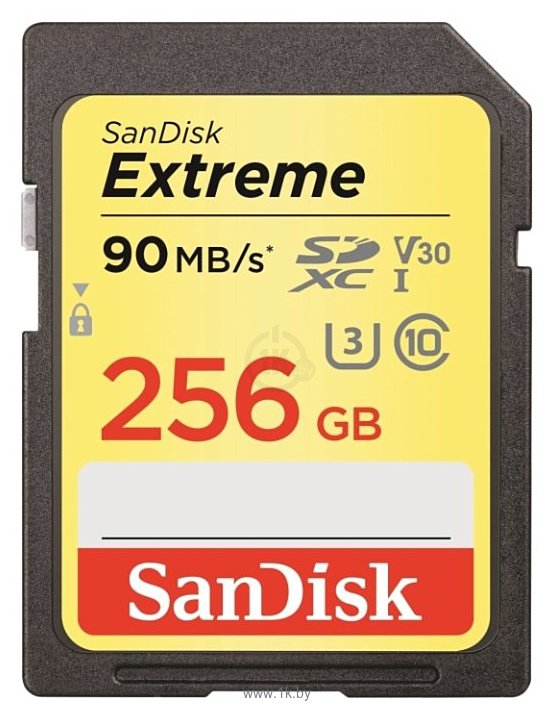 Фотографии SanDisk Extreme SDXC UHS Class 3 V30 90MB/s 256GB