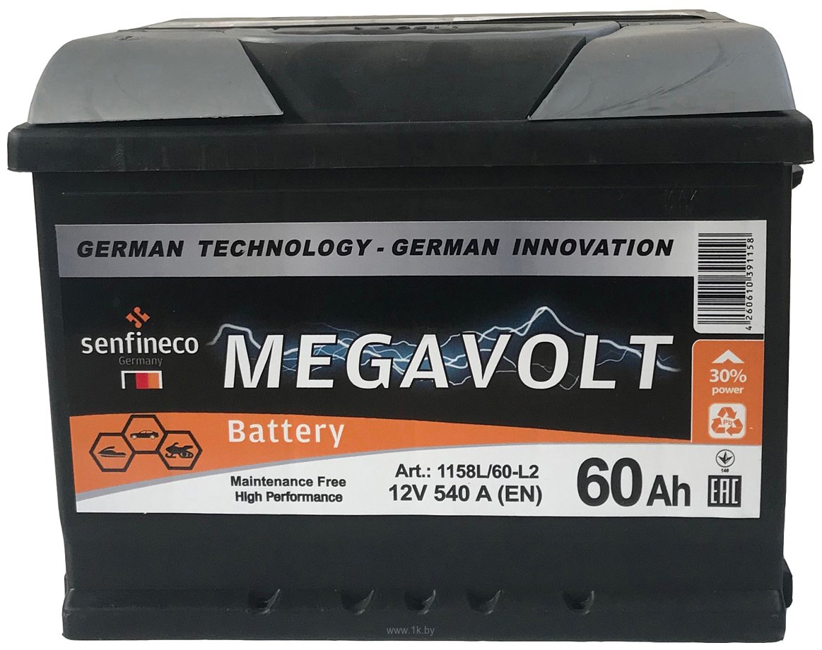 Фотографии Megavolt 12V +L (60Ah)