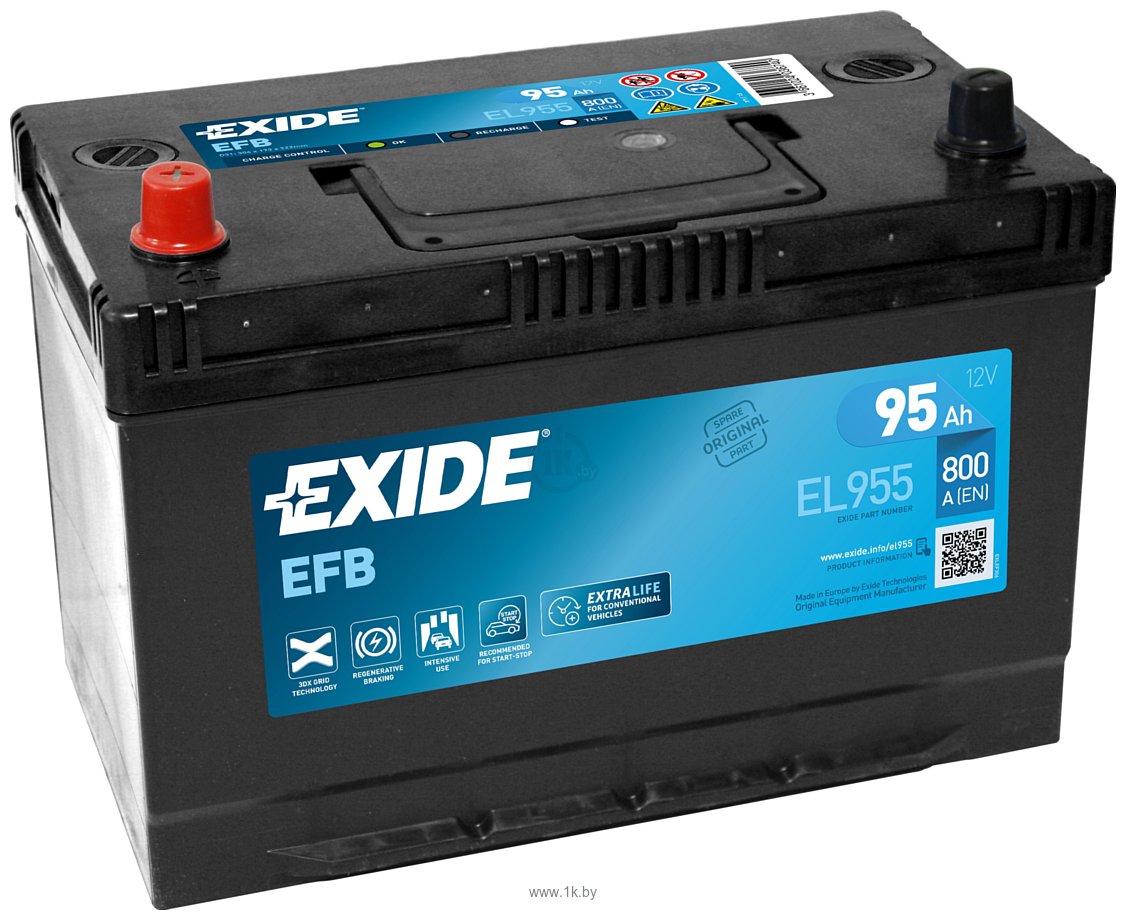 Фотографии Exide Start-Stop EFB EL955 (95Ah)