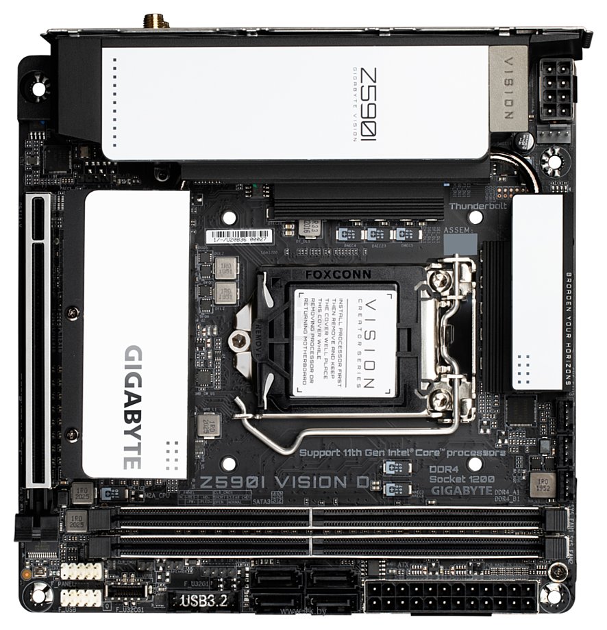 Фотографии GIGABYTE Z590I VISION D (rev. 1.0)