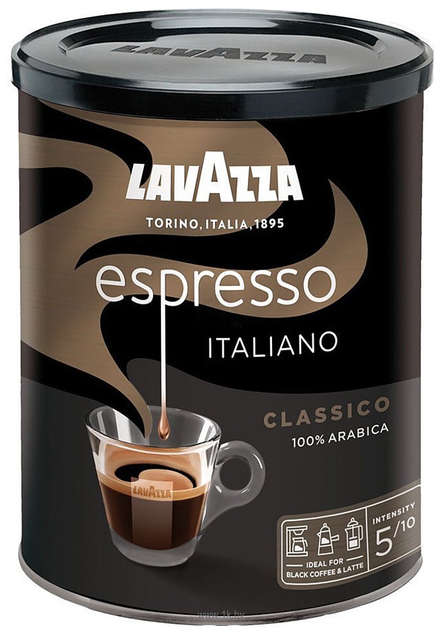Фотографии Lavazza Caffe Espresso молотый в банке 250 г
