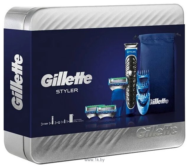 Фотографии Gillette Styler Fusion ProGlide (без подставки, металлическая коробка)