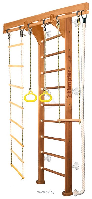 Фотографии Kampfer Wooden Ladder Wall (стандарт, ореховый/белый)