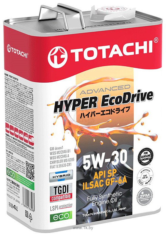 Фотографии Totachi Hyper Ecodrive 5W-30 4л