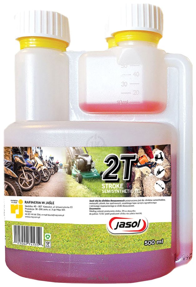 Фотографии Jasol 2T Stroke Oil SemiSynthetic Red 500мл