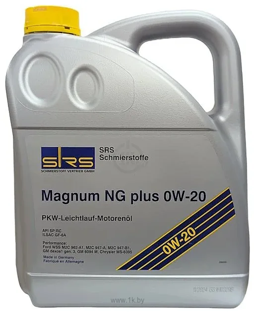 Фотографии SRS MAGNUM NG PLUS 0W-20 4л