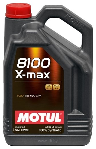 Фотографии Motul 8100 X-Max 0W-40 5л