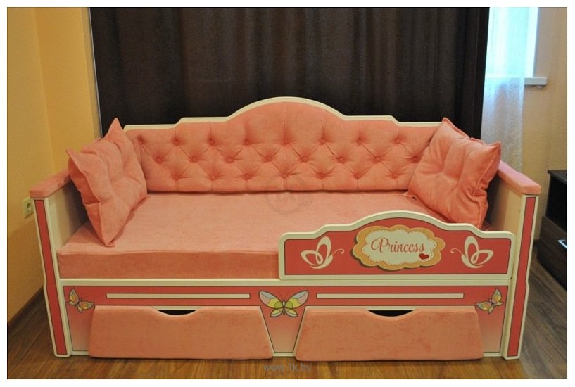 Фотографии Настоящая мебель Иллюзия 177x80 (розовый)