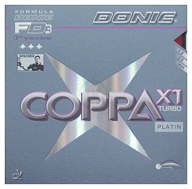 Фотографии Donic Coppa X1 Turbo Platin (max, красный)