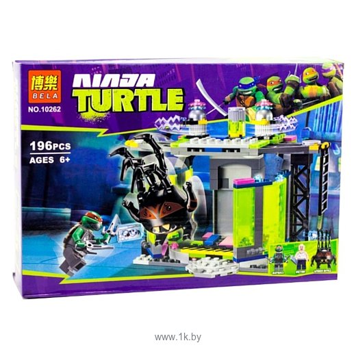 Фотографии BELA Ninja Turtle 10262 Комната мутации