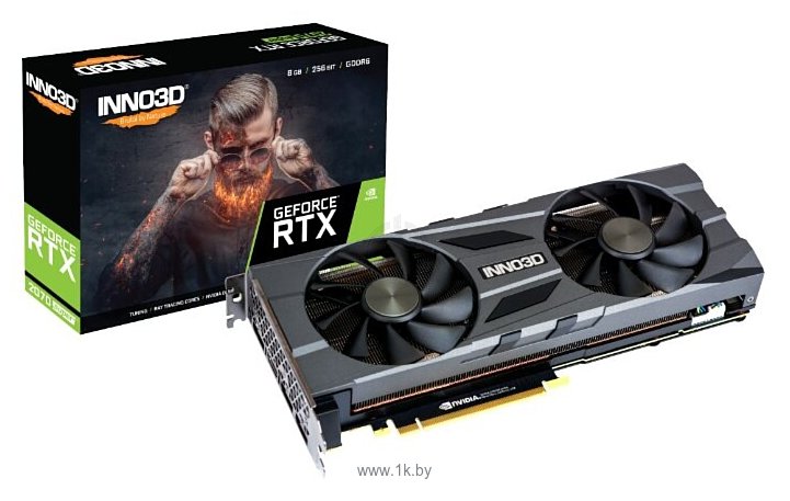 Фотографии Inno3D GeForce RTX 2070 SUPER TWIN X2 (N207S2-08D6X-11801167)