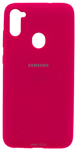 Фотографии EXPERTS Original Tpu для Samsung Galaxy A11/M11 с LOGO (неоново-розовый)