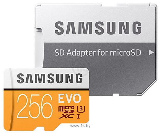 Фотографии Samsung Evo microSDXC 256GB + адаптер