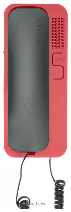 Фотографии Cyfral Unifon Smart U (красный, с графитовой трубкой)