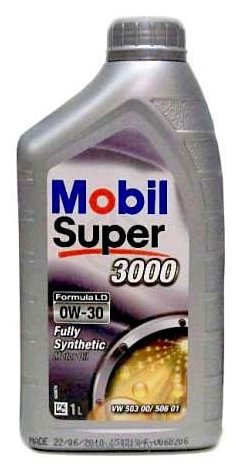 Фотографии Mobil Super 3000 Formula LD 0W-30 1л