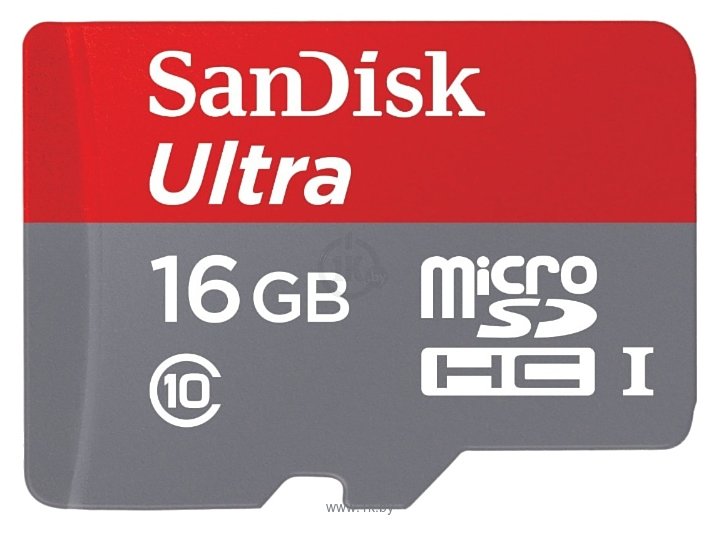 Фотографии Sandisk Ultra microSDHC Class 10 UHS-I 80MB/s 16GB + SD adapter
